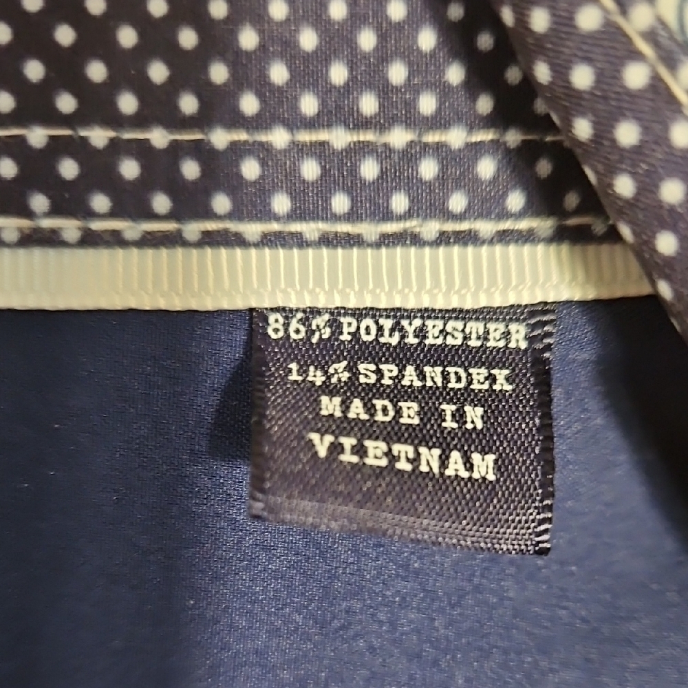 Men's Construct Blue Patterned Button Down Shirt … - image 7